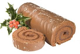 chocolate yule log