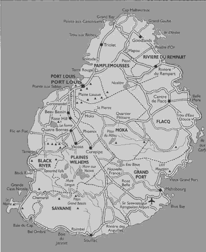 Map of Mauritius